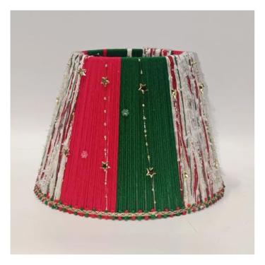 Imagem de lamp shades Tricô faça você mesmo de abajures de Natal com lã, capa de reposição para soquete de lâmpada E27, para luminárias pendentes, mesa