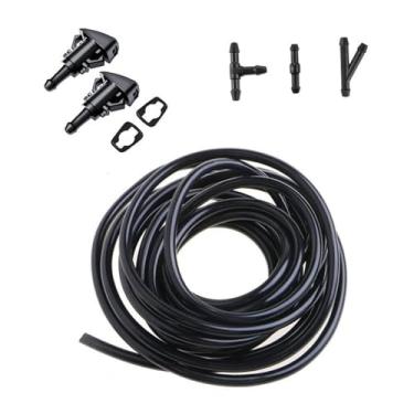 Imagem de JicSuXi Bico de lavagem de para-, peça de reposição 5116079AA, acessórios automotivos de reposição, fácil de instalar, conjunto de bico de para-