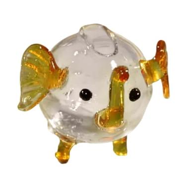 Imagem de Fenteer Cofrinho de vidro transparente para mesa, recipiente para enfeites, coleção de mudanças, pote de economia para centro de mesa, sala de estar, quarto, Sem Rolha