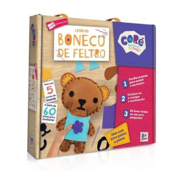 Imagem de Livro de Atividades Boneco de Feltro com Acessórios