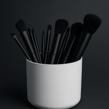 Imagem de Kit Pincel Maquiagem 13 Peças Profissional Com Estojo Luxo Maquiagem  