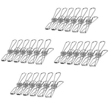 Imagem de Prendedor de roupas em inox c/ 24 pcs - LOJASARAH