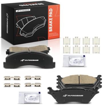 Imagem de A-Premium Pastilha de freio adequada para Ford F-150 2015-2020 Expedições, dianteiro e traseiro, um conjunto de 2