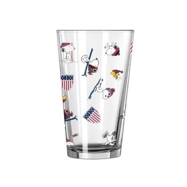 Imagem de HONAV Copo de cerveja Team USA de 473 ml com design inspirado em amendoins - aro resistente a lascas - ótimo presente para fãs dos Jogos Olímpicos de Inverno