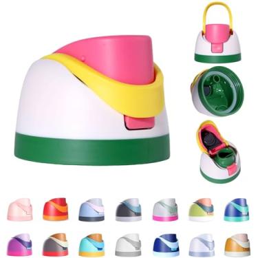 Imagem de Ruzkq Tampa de substituição para garrafa de água Owala Freesip, compatível com Owala Cup 473 ml, 680 g, 947 ml, 1,134 g, acessório de substituição de tampa superior de garrafa de água de um botão, à