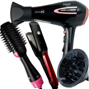 Imagem de Secador de Cabelo Philco 2100w Ar quente Frio Profissional íons Tourma
