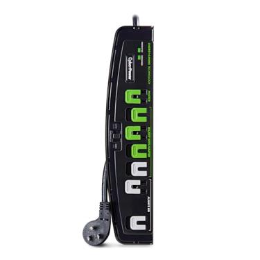 Imagem de CyberPower P705G Tira de energia protetora contra sobretensão de economia de energia, 2100J/125V, 7 tomadas, cabo de alimentação de 1,5 m preto