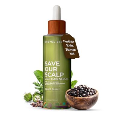 Imagem de Essência Kreyol – Save Our Scalp Serum (Soro SOS) – Redensyl + óleo de rícino preto haitiano, cabelo mais cheio, óleo de rícino prensado a frio, ingredientes naturais, 50 ml