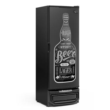 Imagem de Refrigerador De Bebidas Gelopar Vertical 410 Litros Preto Grba-400 110V