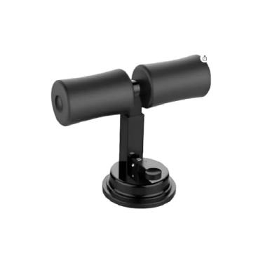 Imagem de Aparelho Abdominal Portátil de Ginástica, Preto, Borracha Nitrílica, 17cm x 25cm, Sistema de Resistência Ajustável, para Exercícios em Casa e Escritório