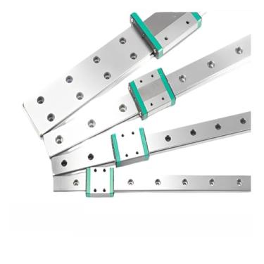 Imagem de S25HH0 Trilho de guia linear MGN7 MGN9 MGN12 MGN15 1 peça guia linear MGN + 1 peça MGN Slider Linear Rail Router 100-600 mm Impressora 3D (MGN7C, 550mm)