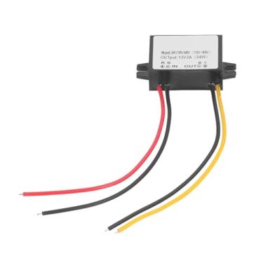 Imagem de KIMISS Conversor DC para DC 24V 36V 48V a 12V 2A 24W Redutor de Tensão à Prova d'água Com 96% de Eficiência e Recursos de Segurança Integrados para Veículos, Iluminação e Equipamentos