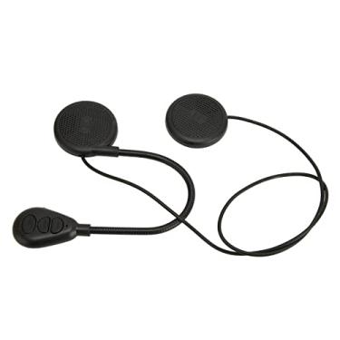 Imagem de Cryfokt Fones de Ouvido para Capacete Com Bateria de Longa Duração e Ampla Cobertura para Entusiastas de Motocicletas Pretos