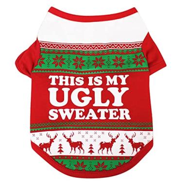 Imagem de LUGU T-shirt do cão T-shirt do do cão T-shirt do animal de esti o T-shirt do dos cães T-shirt do cão do verão T-shirt do cão para o dia de Pet a roupa dos cães