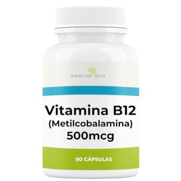 Imagem de Vitamina B12 Metilcobalamina 500mcg - 90 Cápsulas