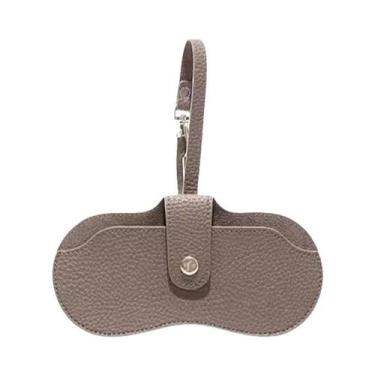 Imagem de Estojo De Óculos Slim Portátil Em Couro Macio, Organizador De Óculos D