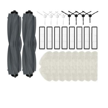Imagem de Compatible With Compatible With Dreame Bot D10s / D10s Pro/ F9 Pro (Black/White) Robot Vacuum Cleaner Spare Parts Main Side Brush Hepa Filter Mop Pad(Set 13)