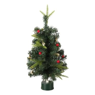 Imagem de Nishiyuenyi Árvore de Natal Artificial de Mesa com Luzes Integradas, Ideal para Decoração de Sala de Estar, Bar, Lareira E Festas, Style D, Tamanho real