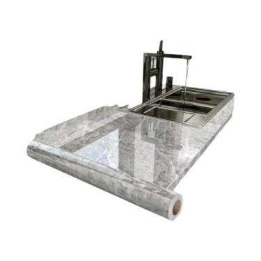 Imagem de Papel De Parede Vinílico Autoadesivo À Prova d'Água De 40cm Para Decor