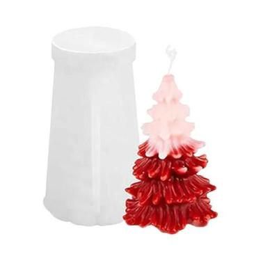 Imagem de Molde De Silicone 3D Para Árvore De Natal Para DIY Resina Epóxi Kit De