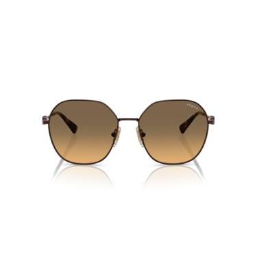 Imagem de Óculos de Sol Vogue Eyewear 0VO4318SB 507418 Tam 55 / Bronze - Lentes Amarelo Gradiente