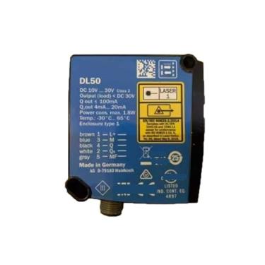 Imagem de EQBVZZRD Sensores fotoelétricos DL50-N1123 sensor de distância de alcance fotoelétrico