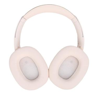 Imagem de Zopsc Fones de Ouvido Sem Fio Bluetooth, 40H Playtime Música Sem Fio sobre Fones de Ouvido Com Alto-falantes Duplos para PC de Trabalho de Viagens de Escritório Em Casa (Creme)