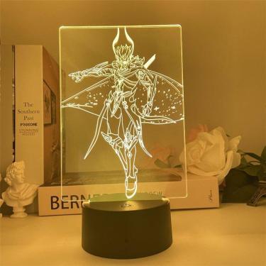 Imagem de Luz noturna LED 3D Plants vs Zombies que mudam de cor para crianças