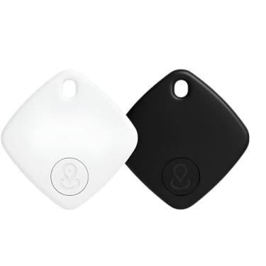 Imagem de Localizador Bluetooth 5.2 com Bateria CR2032, Rastreador Compacto para Chaves e Objetos, Conexão Find My, 3.8x3.8x0.7cm, Inclui Cordão (Branco)