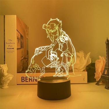 Imagem de Luz noturna Plants vs Zombies Xiaos 3D com mudança de cor