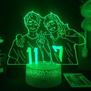 Imagem de Luz noturna LED 3D Haikyuus Miyas Atsumus Miyas Osamus