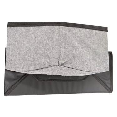 Imagem de TARSHYRY Bolsa de Armazenamento de Chapéus, Caixa Organizadora de Chapéus Dobrável Com Design de Zíper Duplo para Viagens, Casa, de Cowboy, de Praia e Acessórios (Cinza)