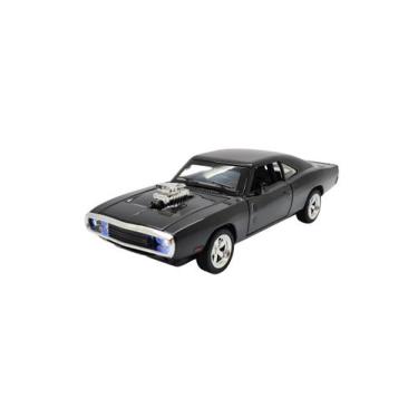 Imagem de Miniatura Dodge Charger Rt Velozes Acende Luz/som Metal 1:32 - Miniaut