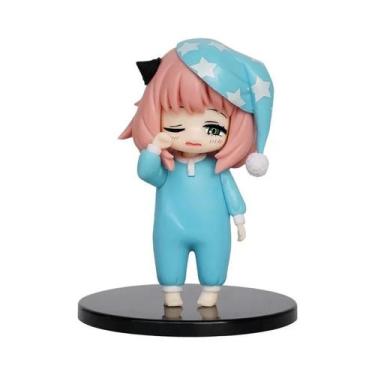 Imagem de Anya Forger com capa de dormir Anime Action Figure Brinquedos 13CM - B