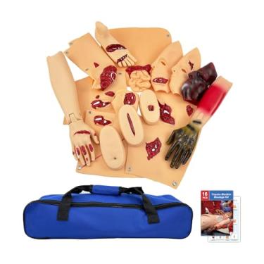 Imagem de JNMFTD Kit de moldagem de manequim de trauma, 16 peças