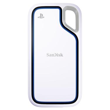 Imagem de SSD Externo SanDisk Extreme PS5, 1TB, USB 3.2 Gen 2, Portátil, Leitura: 1000 MB/s, Compatível com PS5, Branco - SDSSDE62P-1T00-G25