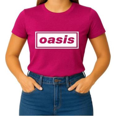 Imagem de Camisa Camiseta 100% Algodão Masculina Feminina Banda de Rock Oasis MD