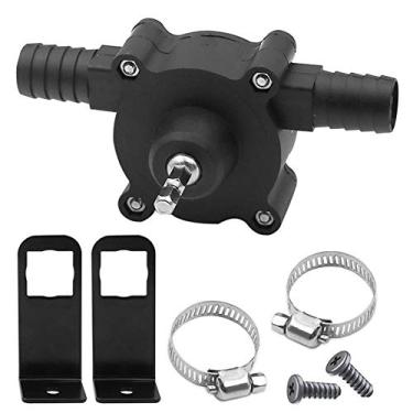 Imagem de Bomba de acionamento furadeira elétrica portátil para óleo água e fluidos transferência autoaspirante fluxo desempenho estável alta eficiência acabamento exquisito tamanho pequeno peso leve fácil inst