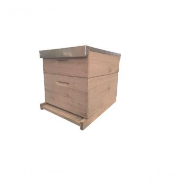 Imagem de Caixa De Abelha Padrão Langstroth Eucalipto Com Tampa De Alumínio