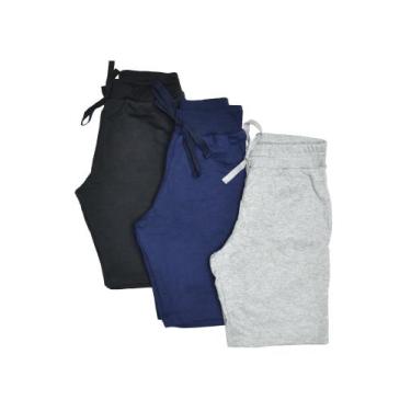 Imagem de Kit 3 Bermudas Infantil Masculina Confortáveis para o Dia a Dia - Nick