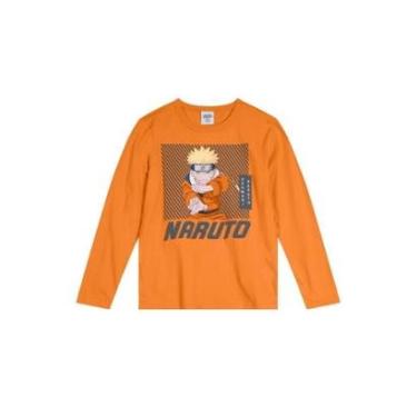Imagem de Camiseta Naruto Em Malha Infantil Unissex Brandili-Masculino