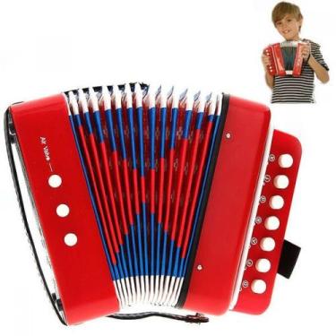 Imagem de Sanfona infantil 3 baixos acordeon mini gaita estilo profissional - Ye