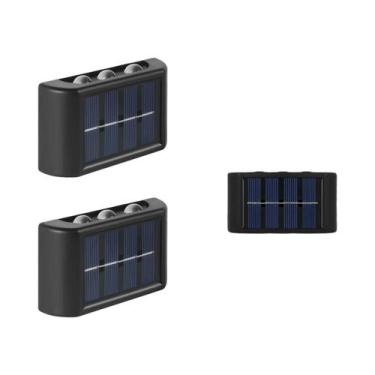 Imagem de Lâmpada De Parede Solar LED À Prova d'Água Para Exteriores, Iluminação