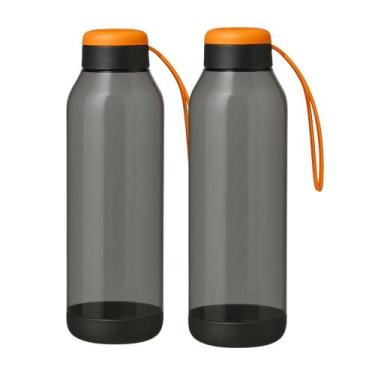 Imagem de Kit 2 Garrafinhas Squeeze De Água Esporte Ultra 1 Litro Garrafa Treino