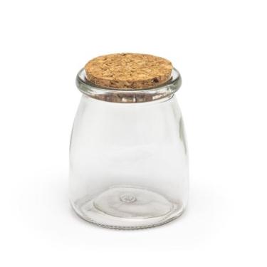 Imagem de Pote De Vidro Porta Tempero/mantimento Hermético Rolha 200ml - NEW-IMP