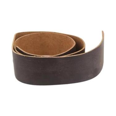 Imagem de Cinto De Couro Genuíno De Vaca De 2mm De Espessura Feito À Mão Com Alç