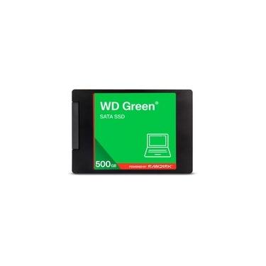 Imagem de SSD SanDisk WD Green SATA, 500GB, 2.5", Leitura: 545MB/s, Gravação: 430MB/s - WDS500G5G0A