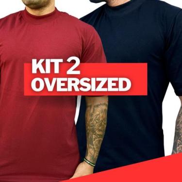 Imagem de Kit 2 Camisa Oversized Long Premium Camiseta Plus Pronta Entrega - RM 