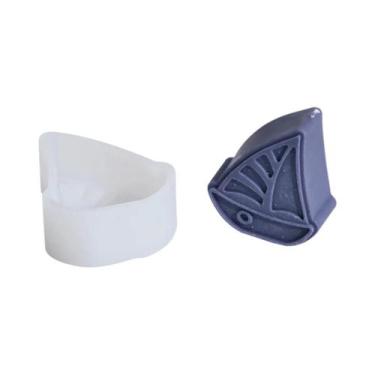 Imagem de Molde De Silicone Foguete Espacial Sol Arco-Íris Nuvem Para Artesanato