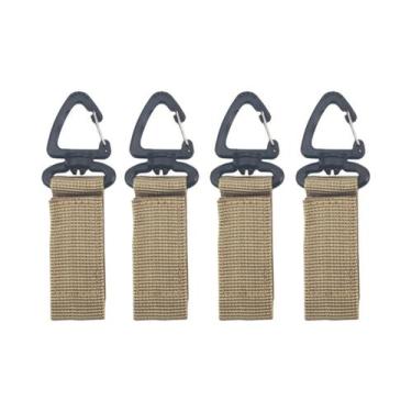 Imagem de Mosquetão De Nylon Giratório 360 graus Com Gancho Para Chaves, Fivela 